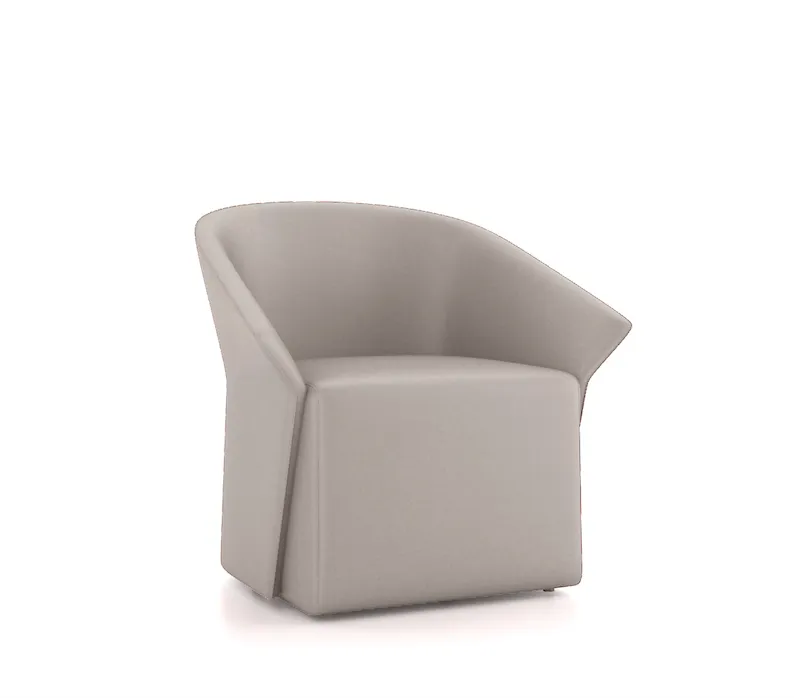 Zen PU Leather Arm Chair 